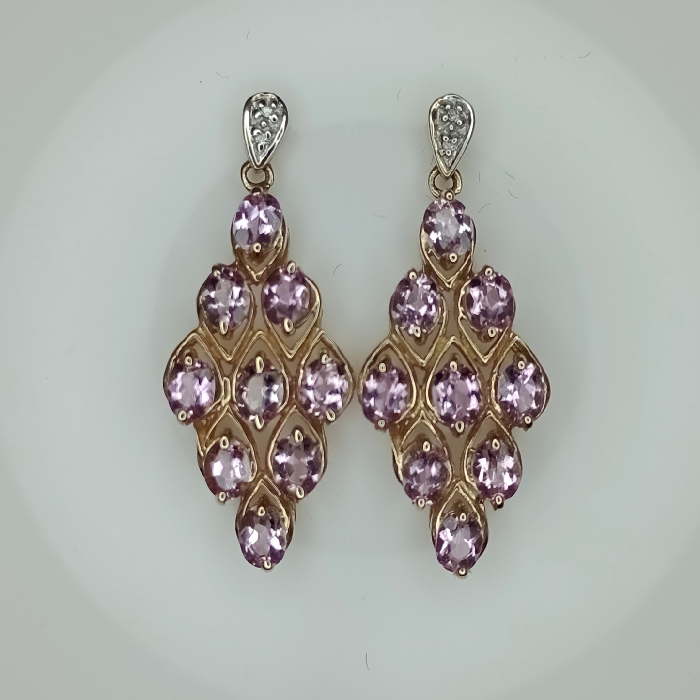 9K Katlang Imperial Topaz Gold Earrings