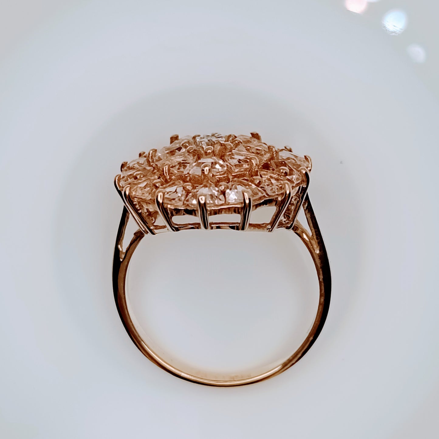 Mozambique Morganite 9k Gold Ring