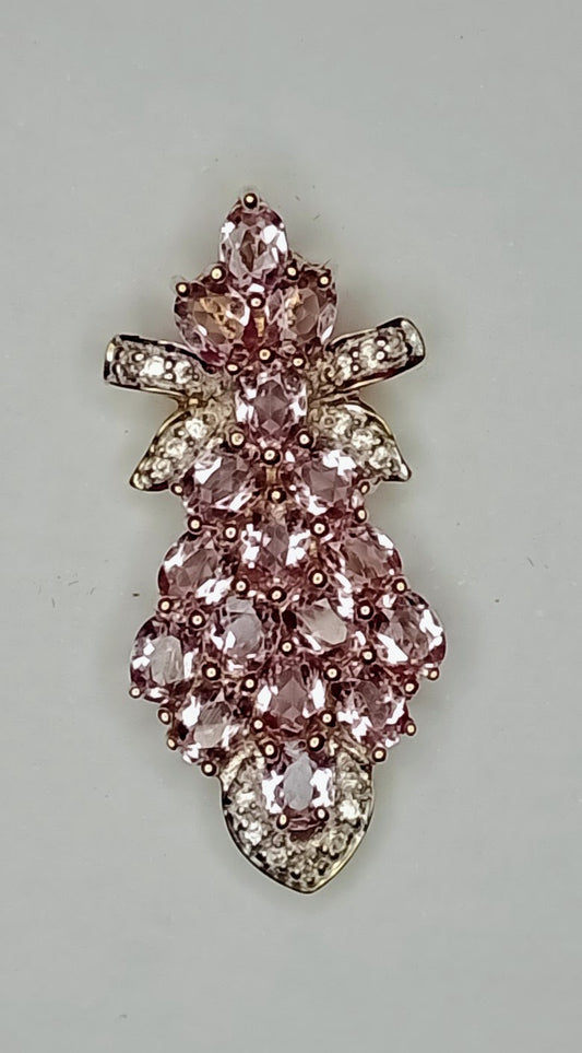 Katlang Imperial Topaz 9k Gold Pendant