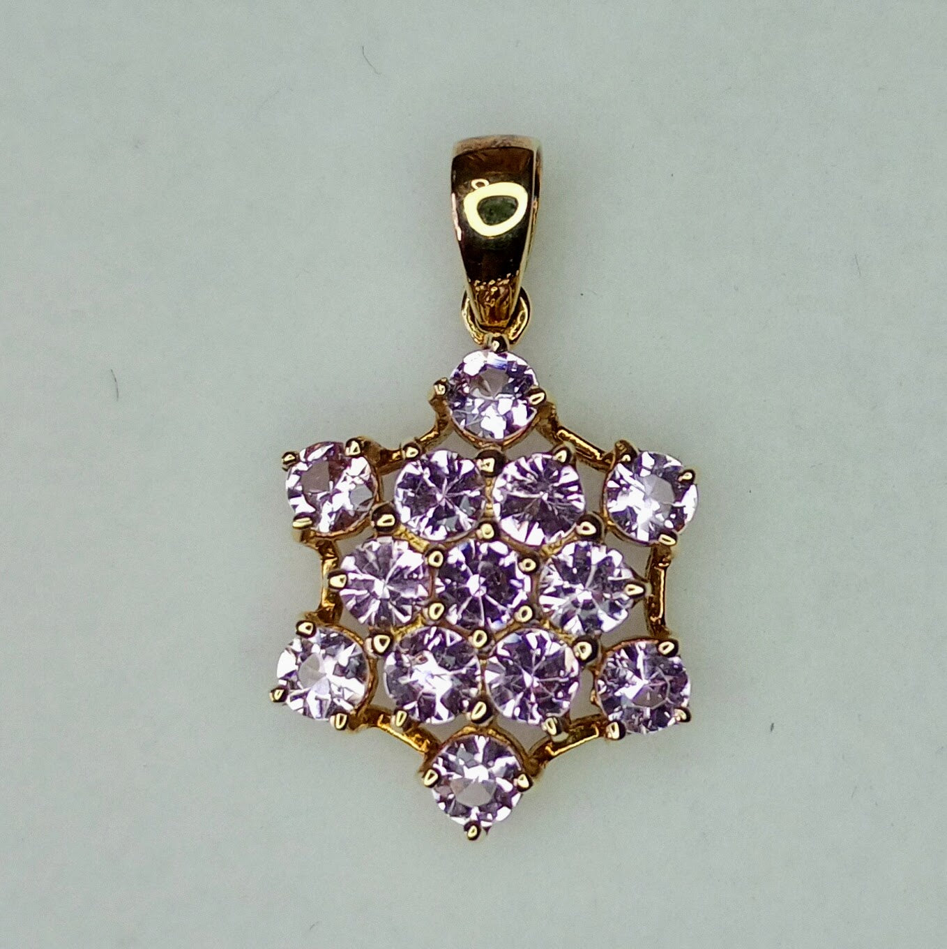 9K Katlang Imperial Topaz Gold Pendant