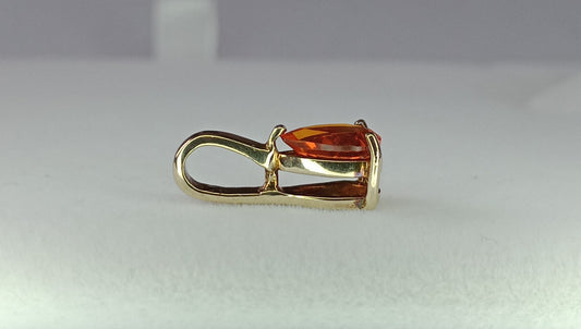 9k Jalisco Imperial Fire Opal Gold Pendant