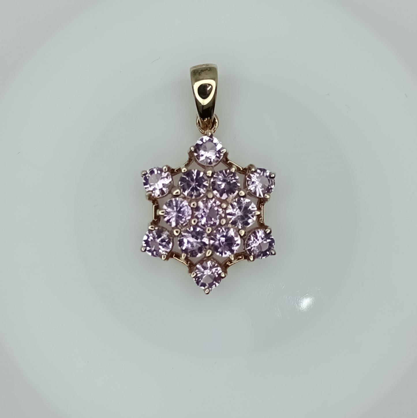 9K Katlang Imperial Topaz Gold Pendant