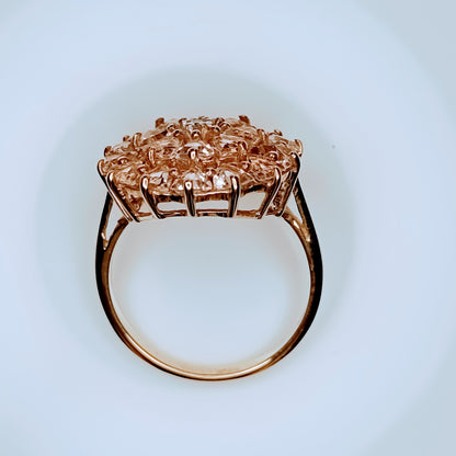 Mozambique Morganite 9k Gold Ring
